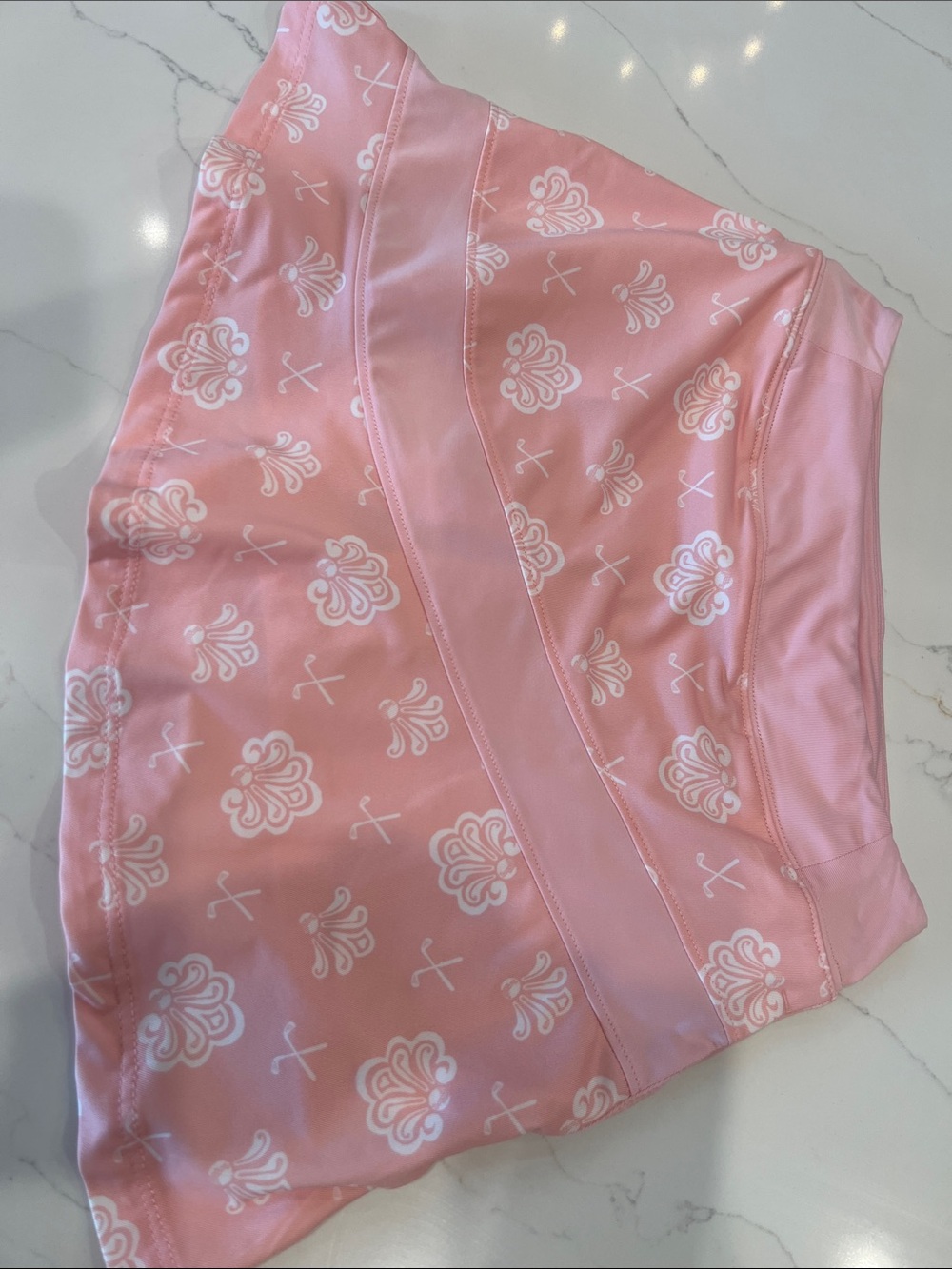 Turtles & Tees Pink Floral Golf Skort Size Medium